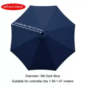 10 Colors Parasol Replaceable Cloth Outdoor Sunshade Umbrella Ultraviolet-proof