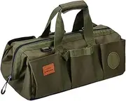 Tent Stakes Storage Bag Camping Tent Pegs Pouch for Garden Backpacking Green