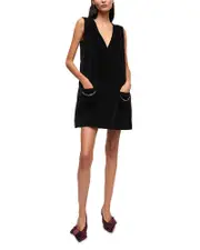 Ganni Stretch Corduroy Mini Dress