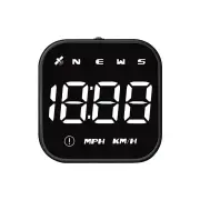 Car HUD Head-up Display Car GPS Universal Multi-function Speedometer Compass HD Smart Display USB Rechargeable