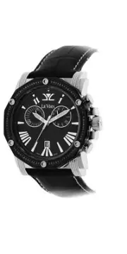 LeVian watch featuring Blackberry Diamonds in Stainless Steel with a Strap