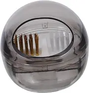 OATIPHO Nail Drill Bit Cleaning Brush Box Dual Bristle Tool with Soft Bristles for Thorough Cleaning Compatible with All Nail Drill Bits for Salon Home Use