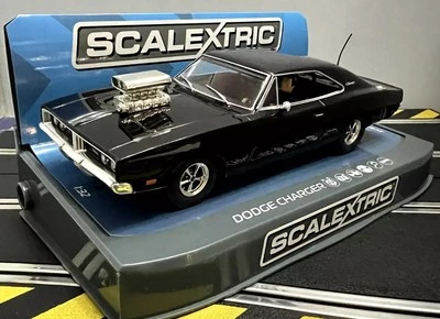 Scalextric Dodge Charger in Black Mint Ref C3936 (639)