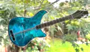ACOUSTIC GUITAR Authentic Handmade Stained Glass SUNCATCHER CUSTOM COLOURS AVAIL