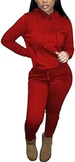 Nimsruc Two Piece Outfits for Women Casual Sweatsuits Set Long Sleeve Hoodie Tracksuit