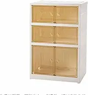 Narrow Shoe Rack Shoe Storage Shoes Rack Shoe Stand Shelf Tall 5 Tier Portable Space Saving Stackable Waterproof Foldable Transparent Breathable Dustproof Load-Bearing Durable (66cm,White)