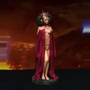 Amidala 1/8 25cm 3D print figure Model Kit Unpainted Unassembled GK