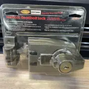 Vintage Sears Craftsman 57279 Vertical Deadbolt Cylinder Key Deadbolt Lock NOS