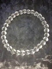 Clear quartz Crystal Bead Bracelet Natural Gemstone Healing 5mm beads