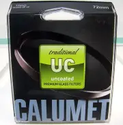 New Calumet 72mm Traditional Close-Up +2 Uncoated Filter Diopter Filters