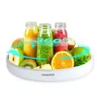Plastic Turnable Spice Rack Organiser Non-Slip Spinning Kitchen Rack