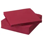 FANTASTISK paper napkin, dark red, 40x40 cm