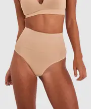 Cooling Seamfree High Waist V-String - Nude 2