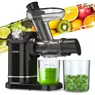 WHALL High-Yield Cold Press Masticating Electric Juicer, Easy-to-Clean (ZM1533)