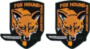 Metal Gear Fox Hound Special Forces Patch | 2PC 3.5" X 3" iron on or Sew on