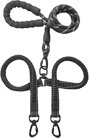 Dog Lead | Double Clip Lead Dog Lead with 360 Swivel No Twine - Two-Headed Design Dog Lead for Large Dogs, Large Dogs That Pull