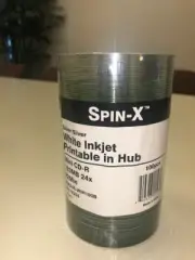 100 PRODISC SPIN-X MINI CD-R WHITE INKJET HUB PRINT,24X, 22R32S-WIH100B-JS28