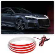 Tira De Luz Capo De Coche Flexible Impermeable Luces Diurnas Automaticas Blanco