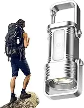 Small Keychain Torch - Compact Rechargeable Pocket Bulb, Multifunctional Accessories Portable Lighting for Cycling, Hiking, Camping, Adventures and Daily Use