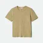 Brixton Women Carefree Organic Pocket Tee Size:S Elm