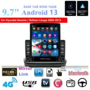 9.7'' Android 13 Support Carplay 1+16G Car Stereo Navi For Hyundai Rohens Coupe