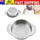 Stainless Steel Food Can Strainer Sieve Tuna Press Lid Oil Drainer Remover