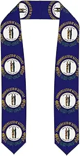 [EdWal] 2025 Kentucky State Flag Graduation Stole of Honour Stole for Adult Unisex