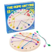 Brainy Knots Rope Untangling Table Logic Puzzle Board Game Family Fun Parent-kid