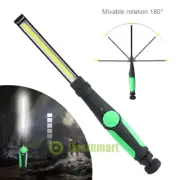 10000 Lumen Rechargable Magnetic Slim Bar Folding LED Work/Shop/Auto Light Green