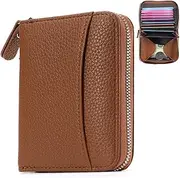 [ZMDB] Women's Wallet with RFID Blocking, Small & Short Women's Wallet PU Leather Wallet with Zip & Purse, Women's Purses with Multiple Card Slots