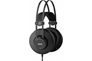 AKG K52 Wired Over Ear Headphones - Black Closed-Back