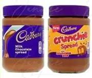 Cadburys Chocolate & Crunchie Spread, 400g each