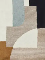 Samira Multi Colour Abstract Shapes Rug