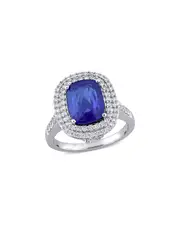 Rina Limor 14K 4.91 ct. tw. Diamond & Blue Sapphire Ring