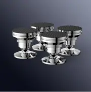 4 Lot HiFi Speaker Turntable Isolation Stand Adjustable Stainless Steel Feet Pad