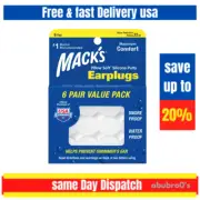 Mack's Pillow Soft Silicone Putty Earplugs 6 Pair for Sleeping Snoring Swimming"