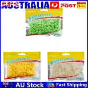 100Pcs Corn Smell Soft Bait Fake Corn Buoyancy Bait Fishing Accessories (Green)