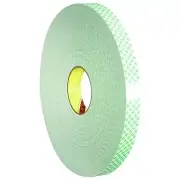 3M T95540321PK Double Sided Foam Tape, 1" x 72 yd