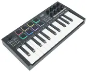 Rockville M25 BLACK 25 Key USB Wireless MIDI Keyboard Controller With Bluetooth