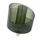 HG (Green)Makeup Brush Holder Case Multi Grids Clear Cosmetic Brushes Storage Bo
