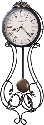 Peacock II Wall-Clocks, Charcoal Gray