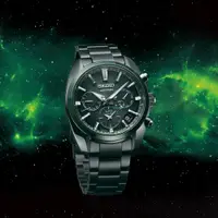 在飛比找誠品線上優惠-SEIKO 精工 Astron 綠陶瓷圈 GPS衛星定位雙時