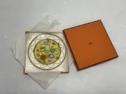 HERMES Paris Salad Plate Siesta Porcelain Tableware 8.86 in With Box Unused