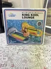 Vintage Intex King Kool Lounge Pool Float Raft 1984 Wet Set Swimming NEW