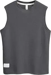 [Generic] Large Turtle Spring And Summer Casual Sleeveless Round Neck Solid Color Pullover Bottoming Shirt Tall Man T Shirts
