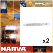 2 x Narva 12 Volt Dual Colour LED Strip Interior Lamp Strip Light White/Amber