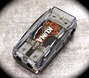 KUMA PREMIUM AGU FUSE HOLDER POWER DISTRIBUTION BLOCK 2 4 8 GAUGE + 2 FREE FUSES