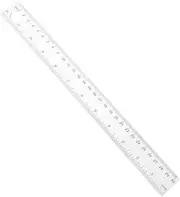 10Pcs Magnifying Ruler Clear Straight Ruler for Office Teaching Portable Measuring Tool with Transparent Scale for Accurate Drawing Calculation
