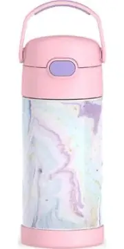 THERMOS FUNTAINER Water Bottle With Straw - 12 Ounce, Dreamy - Kids Stainless