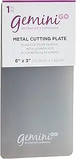 Gemini Go Accessories Metal Cutting Plate, 3 x 6-Inch, Silver, 1 Count (Pack of 1)